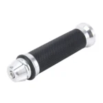 2 PCS Motorcycle Net Texture Metal Left Handle Bar Grips with Rubber Cover for Yamaha - Image 3