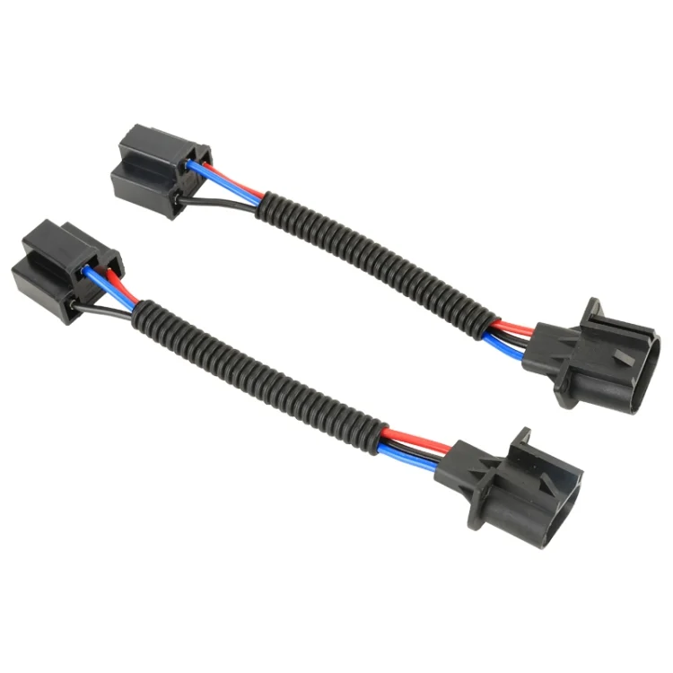 CMS8573.webp 1 Pair H13 Male to H4 Female Bulb Holder Base Male Socket with Wire - Image 1