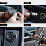 Car Metal Cigarette Lighter - Image 3
