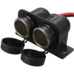 Car Motorcycle ABS Dual Port Cigar Socket Adaptor - Image 2
