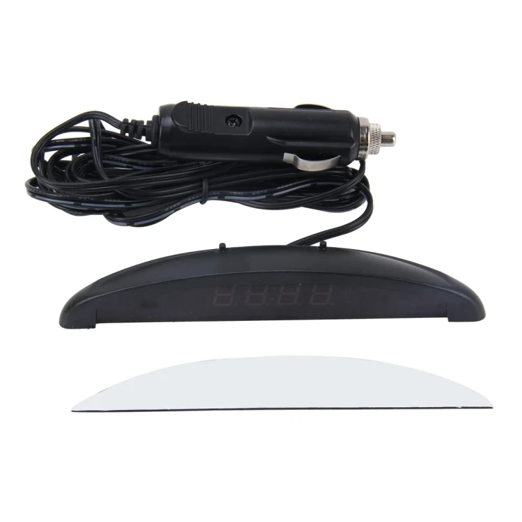 CMS8640_4.webp 2 in 1 Car LED Digital Display Thermometer Clock(Blue) - Image 5