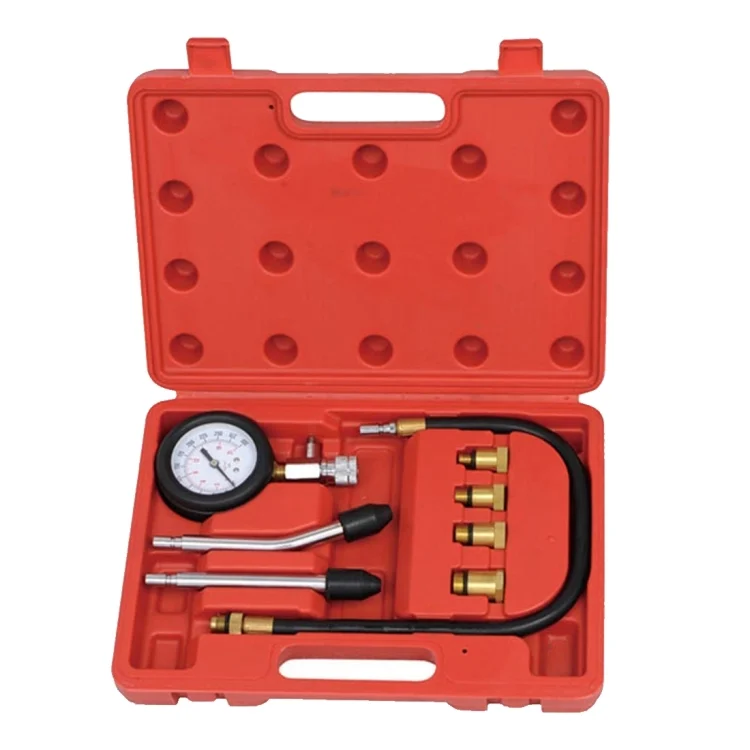 CMS8644.webp Car Mechanical Stethoscopes Mechanical Noise Detector with Pressure Gauage and Nozzles - Image 1