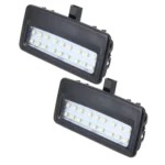 2 PCS White Light Car LED Vanity Mirror Lamp Lights with 18 SMD-3528 Lamps for BMW F10 / F11 / F07 / F01 / F02 / F03 / F04 - Image 2