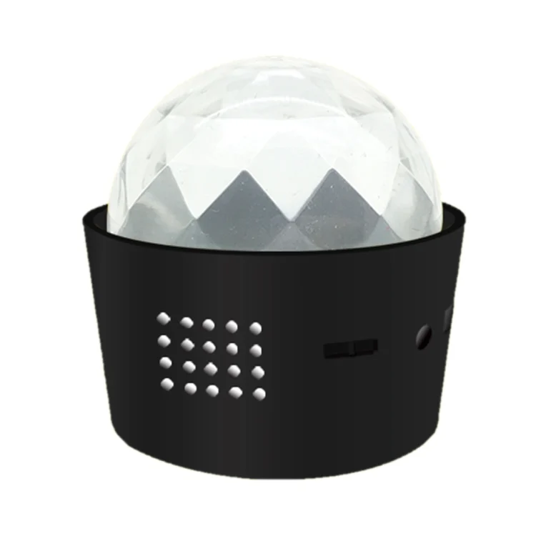 CMS8650.webp D33 5W USB Charging RGB Car Decoration Portable DJ Light Sound Activated Rotating Strobe Effect Atmosphere Light Star Music Light Lamp, DC 5V - Image 1