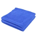 2 PCS Quick Dry Microfiber Suede Towels Cleaning Cloth Anti-Scratch Car Detailing Care Towels for Wipping off Water Mist(Blue) - Image 2