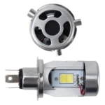 H4 HS1 Motorcycle Headlamps COB Spotlights Electric Car Fog Lights  6000K 20W 2600LM 5000Hours(White Light) - Image 4