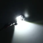 H4 HS1 Motorcycle Headlamps COB Spotlights Electric Car Fog Lights  6000K 20W 2600LM 5000Hours(White Light) - Image 7