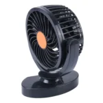 HUXIN HX-T306 6W 360 Degree Adjustable Rotation Low Noise Mini Electric Car Fan, DC 24V - Image 6