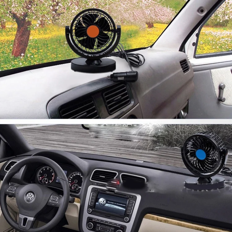 CMS8709_7.webp HUXIN HX-T306 6W 360 Degree Adjustable Rotation Low Noise Mini Electric Car Fan, DC 24V - Image 8