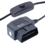 Car Auto 16Pin OBDII Charging Cable Mini 5 Pin USB Power Adapter with Switch Button for GPS Tablet E-dog Phone, Cable Length: 3.4m - Image 5