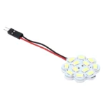 2 PCS 3W 200 LM 6000K Flower Shape Car Auto Interior Doom Reading Light with 12 SMD-5630 LED Lamps Bicuspid and T10 Adapter Cable, DC 12V - Image 6
