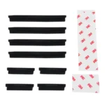 FR JG-031 8 PCS Rubber Car Side Door Edge Protection Guards Cover Trims Stickers - Image 5