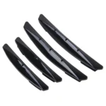 3R 3R-2103 4 PCS Rubber Car Side Door Edge Protection Guards Cover Trims Stickers(Black) - Image 2