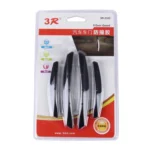 3R 3R-2103 4 PCS Rubber Car Side Door Edge Protection Guards Cover Trims Stickers(Black) - Image 7