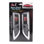 2 PCS Car Side Air Intake Flow Vent Fender Decorative Stickers Cover - Image 6