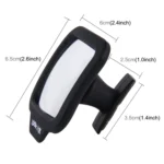 2 PCS 270 Degree Wide-angle Lens Magnetic Adjustable Rear View Mirror - Image 5