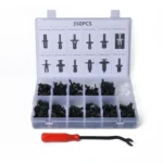 350 PCS Universal Car Retainer Clips Assortment Car Panel Trim Plastic Fasteners Rivet Clips Set - Image 2