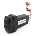 Car DC12V 2.1A Dual USB Port Charger for Mitsubishi