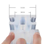 2 PCS Car Auto B Type Shock Absorber Spring Bumper Power Cushion Buffer, Spring Spacing: 34mm, Colloid Height: 62mm - Image 4