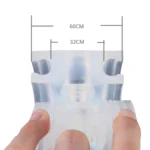 2 PCS Car Auto C+ Type Shock Absorber Spring Bumper Power Cushion Buffer, Spring Spacing: 32mm, Colloid Height: 60mm - Image 4