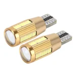 2 PCS T10 2W 180 LM 5500K Constant Current Car Clearance Light with 38 SMD-3014 Lamps, DC 12-16V - Image 2