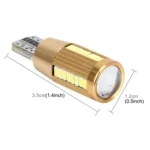 2 PCS T10 2W 180 LM 5500K Constant Current Car Clearance Light with 38 SMD-3014 Lamps, DC 12-16V - Image 5