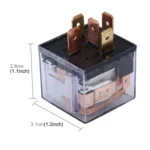 10 PCS JD-1914 80 AMP 12V Waterproof Car Auto Five Plugs Relay with Warning Light - Image 2