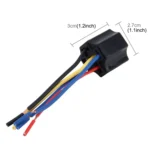 Car Auto Universal Five Plugs Relay Socket Holder - Image 3