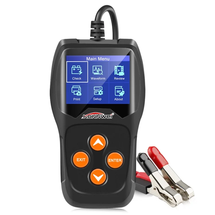 CMS9217.webp KONNWEI KW600 Auto Battery Analyzer 100 to 2000CCA Car Tester 12V 2.4 inch Digital Color Screen Cranking Charging Car Diagnostic - Image 1