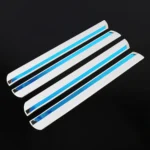 4 PCS Universal Car Auto Plastic Wrap Rubber Front Rear Body Bumper Guard Protector Strip Sticker - Image 2