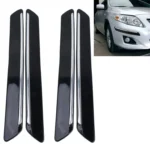 4 PCS Universal Car Auto Plastic Wrap Rubber Front Rear Body Bumper Guard Protector Strip Sticker