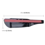 2 PCS Car Auto Universal Rubber Reversing Rearview Mirror Rain Baffle Plate - Image 3