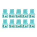 10 PCS Vehicle Car Plastic Shell Straight Female Terminal Push in Blade Cartridge PAL Fuse 20Amp 32V