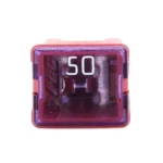 10 PCS Vehicle Car Plastic Shell Straight Female Terminal Push in Blade Cartridge PAL Fuse 50Amp 32V - Image 4