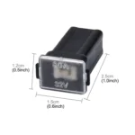 10 PCS Vehicle Car Plastic Shell Straight Female Terminal Push in Blade Cartridge PAL Fuse 80Amp 32V - Image 3