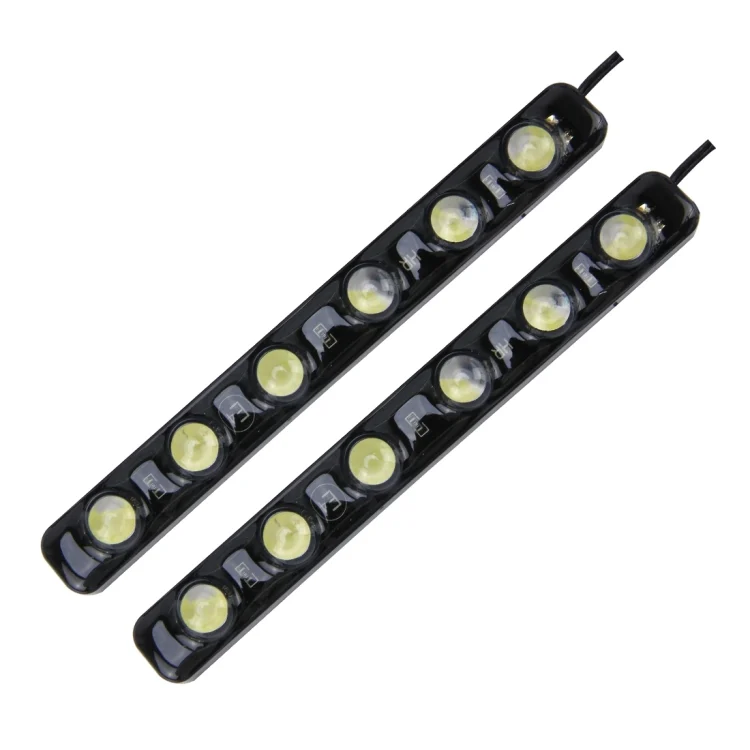 CMS9437WL_1.webp 2 PCS 6W 180 LM 6000K DRL Daytime Running Light with 6 SMD-5050 Lamps, DC 12V - Image 2