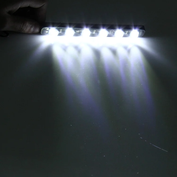 CMS9437WL_6.webp 2 PCS 6W 180 LM 6000K DRL Daytime Running Light with 6 SMD-5050 Lamps, DC 12V - Image 7