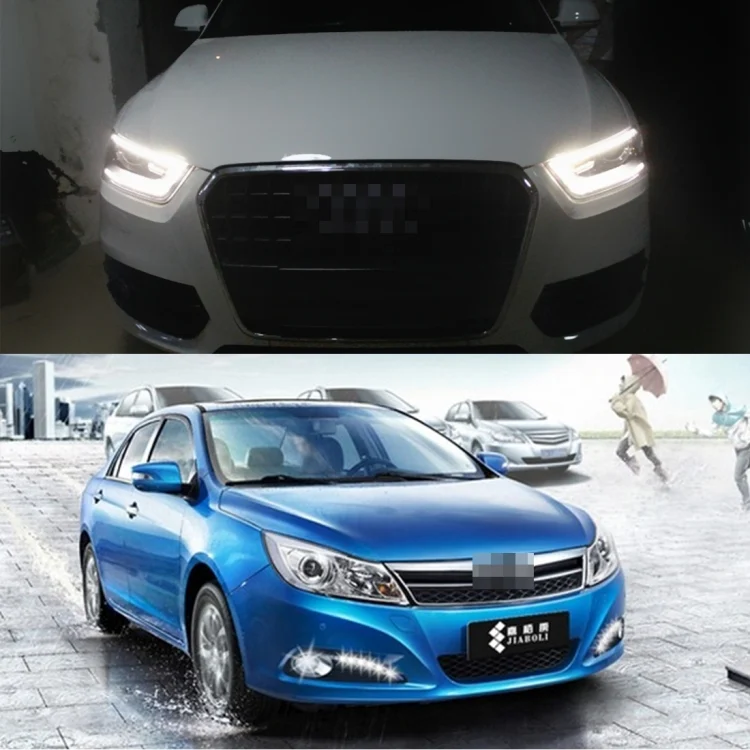 CMS9437WL_7.webp 2 PCS 6W 180 LM 6000K DRL Daytime Running Light with 6 SMD-5050 Lamps, DC 12V - Image 8