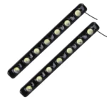 2 PCS 7W 210 LM 6000K DRL Daytime Running Light with 7 SMD-5050 Lamps, DC 12V - Image 2