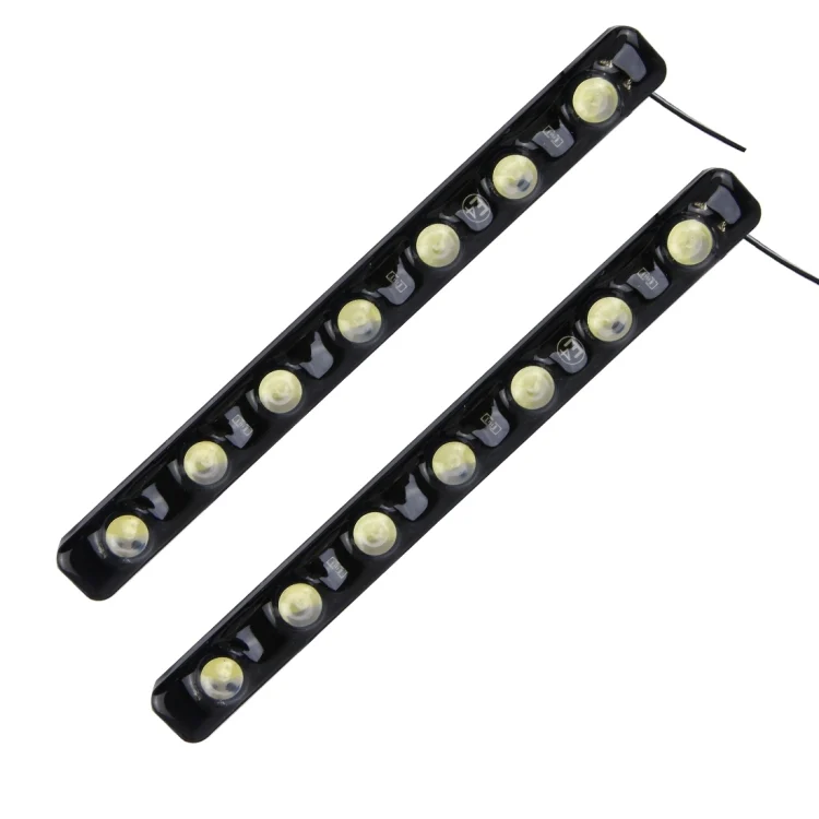 CMS9438WL_1.webp 2 PCS 7W 210 LM 6000K DRL Daytime Running Light with 7 SMD-5050 Lamps, DC 12V - Image 2