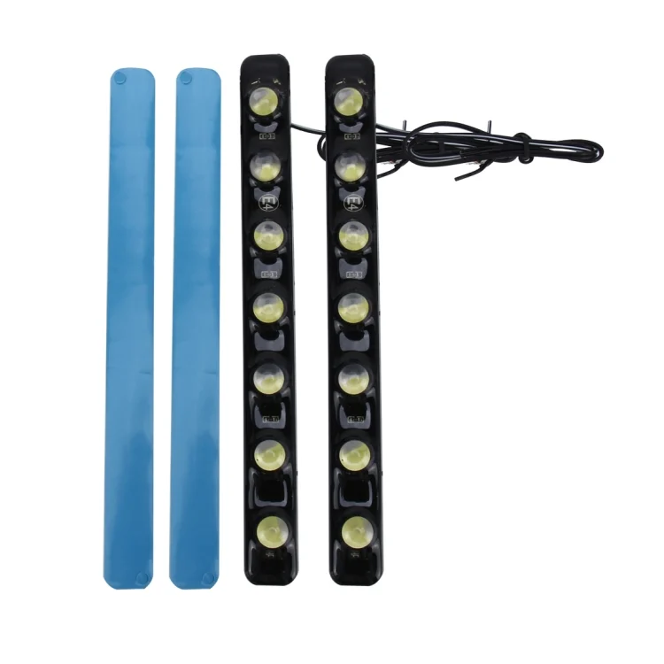 CMS9438WL_4.webp 2 PCS 7W 210 LM 6000K DRL Daytime Running Light with 7 SMD-5050 Lamps, DC 12V - Image 5