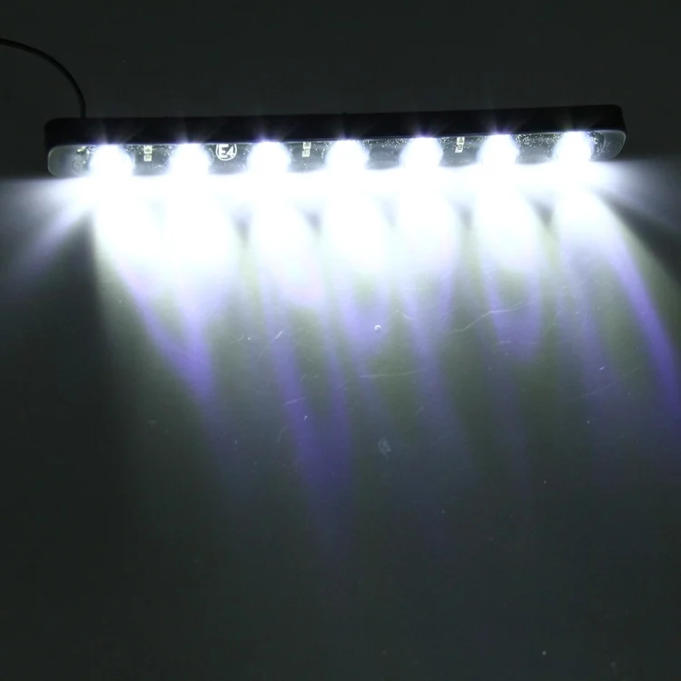 CMS9438WL_6.webp 2 PCS 7W 210 LM 6000K DRL Daytime Running Light with 7 SMD-5050 Lamps, DC 12V - Image 7