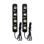 2 PCS 4W 120 LM 6000K DRL Daytime Running Light with 4 SMD-5050 Lamps, DC 12V - Image 5