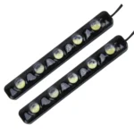 2 PCS 5W 150 LM 6000K DRL Daytime Running Light with 5 SMD-5050 Lamps, DC 12V - Image 2