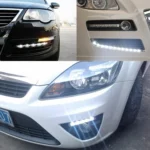 2 PCS 5W 150 LM 6000K DRL Daytime Running Light with 5 SMD-5050 Lamps, DC 12V - Image 9