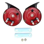 2 PCS SEGER Supertone 12V High Tone / Low Tone 118dB Twin Horn Kit with Bracket - Image 5