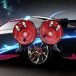 2 PCS SEGER Supertone 12V High Tone / Low Tone 118dB Twin Horn Kit with Bracket - Image 6