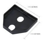 4 PCS Car Door Lock Buckle Decorated Rust Guard Protection Cover for Forester SUBARU XV Outback - Image 3