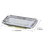 2 PCS License Plate Light with 18 SMD-3528 Lamps for BMW Mini COOPER R50/R52/R53 - Image 3