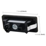 2 PCS License Plate Light with 24 SMD-3528 Lamps for BMW E81/E82/E90/E91/E92/E93/E60/E61/E39 (White Light) - Image 3